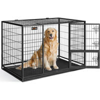Produktbild von Feandrea Hunde-Transportbox XXL aus Metall für große Hunde und Welpen 122 x 75,5 x 80,5 cm