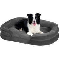 Produktbild von FEANDREA Hundebett für Senior Hunde mit Gelenksupport Grau aus Stoff M-XL