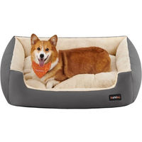 Produktbild von Feandrea Hundebett mit Wendekissen aus Oxford-Gewebe Grau L/XL