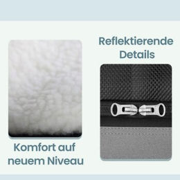 Produktbild von FEANDREA Hundebox faltbar aus Oxford-Gewebe mit 4 Türen und Griffen M-XXL