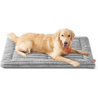 Produktbild von Feandrea Hundedecke aus Plüsch grau XL beidseitig verwendbar und maschinenwaschbar