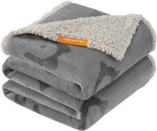 FEANDREA Hundedecke aus Sherpa Fleece wasserdicht Grau XL – Bild 1 von 3