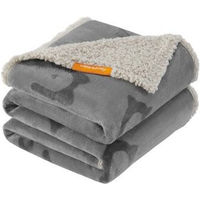 Produktbild von FEANDREA Hundedecke aus Sherpa Fleece wasserdicht Grau XL