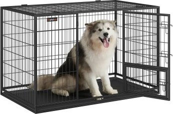 Feandrea Hundekäfig für große Rassen hochbelastbar L-XXXL 139 x 79 x 87 cm – Bild 1 von 3