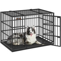 Produktbild von Feandrea Hundekäfig Hundebox für große und mittelgroße Hunde 107 x 75 x 70 cm