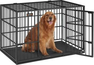 FEANDREA Hundekäfig Hundebox für große und mittelgroße Hunde 122 x 75 x 80 cm – Bild 1 von 3