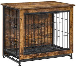 Feandrea Hundekäfig Möbel hochbelastbar braun – Bild 1 von 3