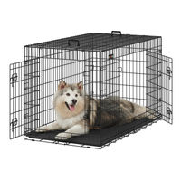 Produktbild von Feandrea Hundekäfig XXL Transportbox Schwarz aus Kunststoff
