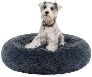 Feandrea Hundekissen Donut Hundebett aus Plüsch waschbar und herausnehmbar – Bild 1 von 3
