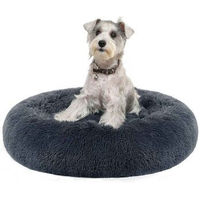 Produktbild von Feandrea Hundekissen Donut Hundebett aus Plüsch waschbar und herausnehmbar