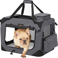 Produktbild von Feandrea Hundetransportbox für kleine Rassen aus Oxford-Gewebe in Grau