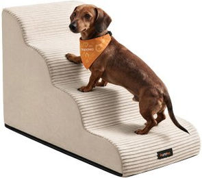 Feandrea Hundetreppe aus Cord mit abnehmbarem waschbarem Bezug und rutschfester Oberfläche – Bild 1 von 1