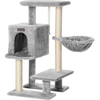 Produktbild von Feandrea Kratzbaum für Katzen aus Plüsch in Hellgrau 84 cm