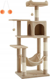 Feandrea Kratzbaum für Katzen in Beige 143 cm – Bild 1 von 1