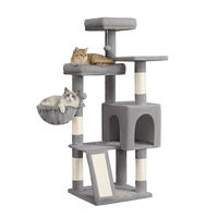 Produktbild von Feandrea Kratzbaum für Katzen mit 3 Betten, 1 Höhle und Korb, 136 cm hoch
