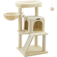Produktbild von Feandrea Kratzbaum für Katzen mit großer Plattform in Beige