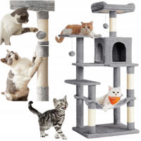 Produktbild von Feandrea Kratzbaum für Katzen mit Hängematte und 6 Ebenen 143 cm