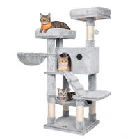 Produktbild von Feandrea Kratzbaum für Katzen mit weichem Bezug 135 cm