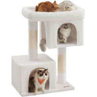 Produktbild von Feandrea Kratzbaum für Katzen PCT614T01 in Cremeweiß 101 cm