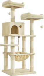 Feandrea Kratzbaum für Katzen in Beige aus Plüsch – Bild 1 von 1