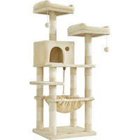 Produktbild von Feandrea Kratzbaum für Katzen in Beige aus Plüsch
