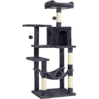 Produktbild von Feandrea Kratzbaum für Katzen in Grau mit Sisal, L 55 x B 45 x H 143 cm