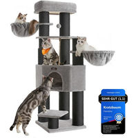 Produktbild von Feandrea Kratzbaum für Katzen mit Höhle und selbstwärmenden Decken, XL Modell mit großen Plattformen, 50 x 50 x 160 cm