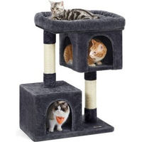 Produktbild von FEANDREA Kratzbaum für Katzen mit Sisal in Grau 84cm
