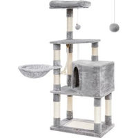 Produktbild von Feandrea Kratzbaum Kletterbaum für Katzen 138cm Grau mit Sisal