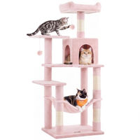 Produktbild von Feandrea Kratzbaum mit Katzenhaus 137,7 cm hoch