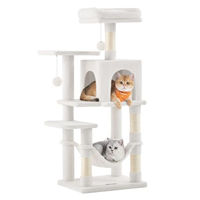Produktbild von Feandrea Kratzbaum mit mehrstöckigem Katzenhaus 112 cm hoch