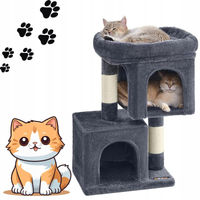 Produktbild von Feandrea Kratzbaum PCT611W01 robust mit Höhlen und Plattform für Katzen