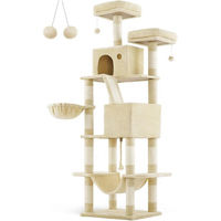 Produktbild von Feandrea Kratzbaum XL in Beige aus Plüsch für Katzen