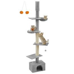 Feandrea Kratzbaum XXL deckenhoch höhenverstellbar 252 cm – Bild 1 von 1