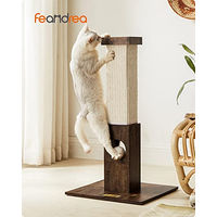 Produktbild von FEANDREA Kratzsäule für Katzen aus Sisal in Braun und Beige 73 cm