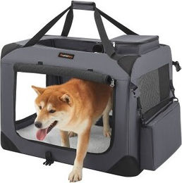 FEANDREA Transportbox aus Oxford-Gewebe grau wasserabweisend Größe L 70 x 52 x 52 cm – Bild 1 von 3