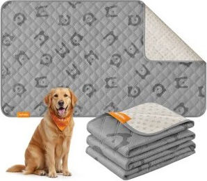Feandrea wasserdichte Hundedecke aus Mikrofaser als Autoschondecke und Sofaschutz Grau Größe S – Bild 1 von 3
