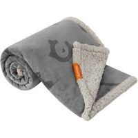 Produktbild von FEANDREA Wasserdichte Hundedecke aus Sherpa Fleece in Grau Größe L