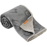 Produktbild von FEANDREA Wasserdichte Hundedecke mit Sherpa Fleece für Hunde und Katzen Grau Größe M