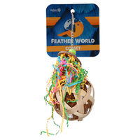 Produktbild von Feather World Comet Intelligenzspielzeug für Papageien Nymphensittiche und Wellensittiche bunt