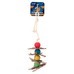 Feather World Vogelspielzeug Autumn aus Holz für Wellensittiche bunt 25 cm - 25 cm – Bild 1 von 3