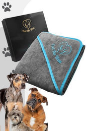 Feel The Wau Hundehandtuch aus Mikrofaser 130x75cm extra saugfähig - 2 x 130 cm – Bild 1 von 4