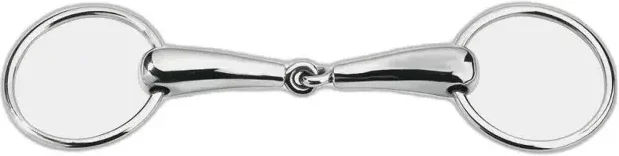 Produktbild von Feeling 2-Ring Gebiss aus Edelstahl in Silber für Pferde