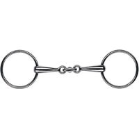 Produktbild von Feeling Anatomischer Trensensenzaum mit 2 dünnen Losringen aus Edelstahl für Pferde 105 mm