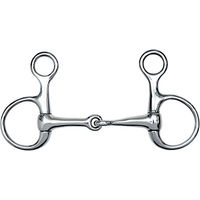 Produktbild von Feeling Baucher Trense für Pferde aus Edelstahl in Bunt und Silber 95 mm