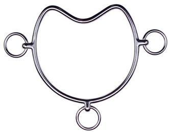 Produktbild von Feeling Chifney Steigergebiss aus Edelstahl 140 mm Mehrfarbig