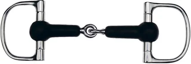 Produktbild von Feeling D-Ring Gebiss aus Edelstahl in Silber oder Schwarz