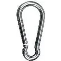 Produktbild von Feeling Feuerwehrkarabiner für Pferde Silber 10 cm aus Metall
