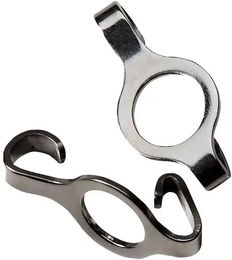 Produktbild von Feeling Flache Haken für Pferde aus Edelstahl in Silber