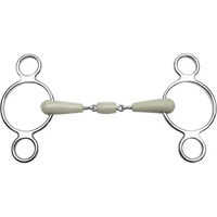Produktbild von Feeling Flexi 3-Ring Gebiss aus Edelstahl in Bunt 135 mm